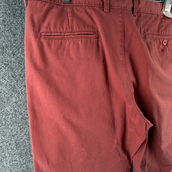 NWT J. Crew Factory Chino Pants 36x30 Red Classic Fit Slim Leg All Cotton Men - Picture 10 of 15